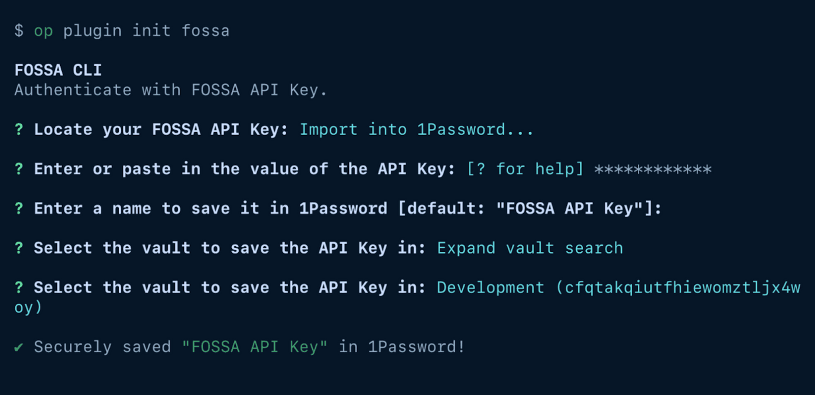 Import credentials into 1Password