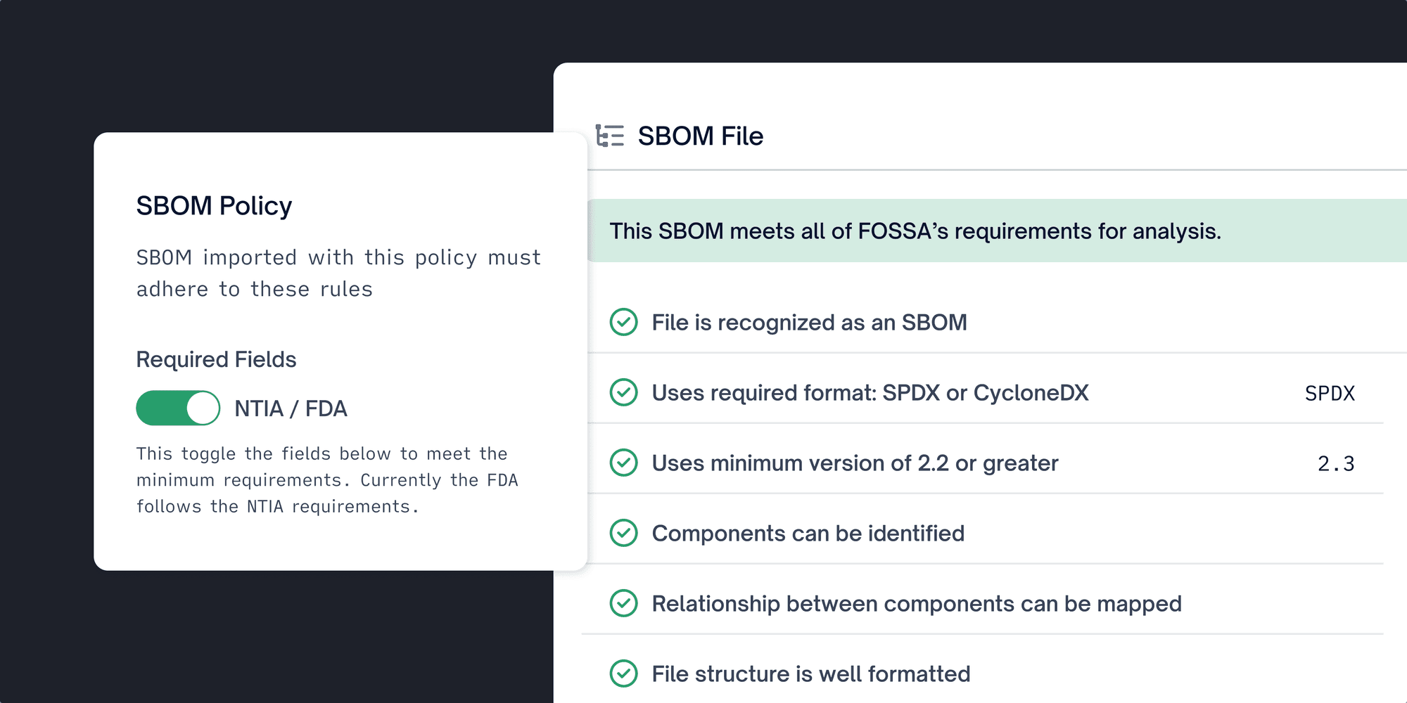 Introducing SBOM Policies in FOSSA