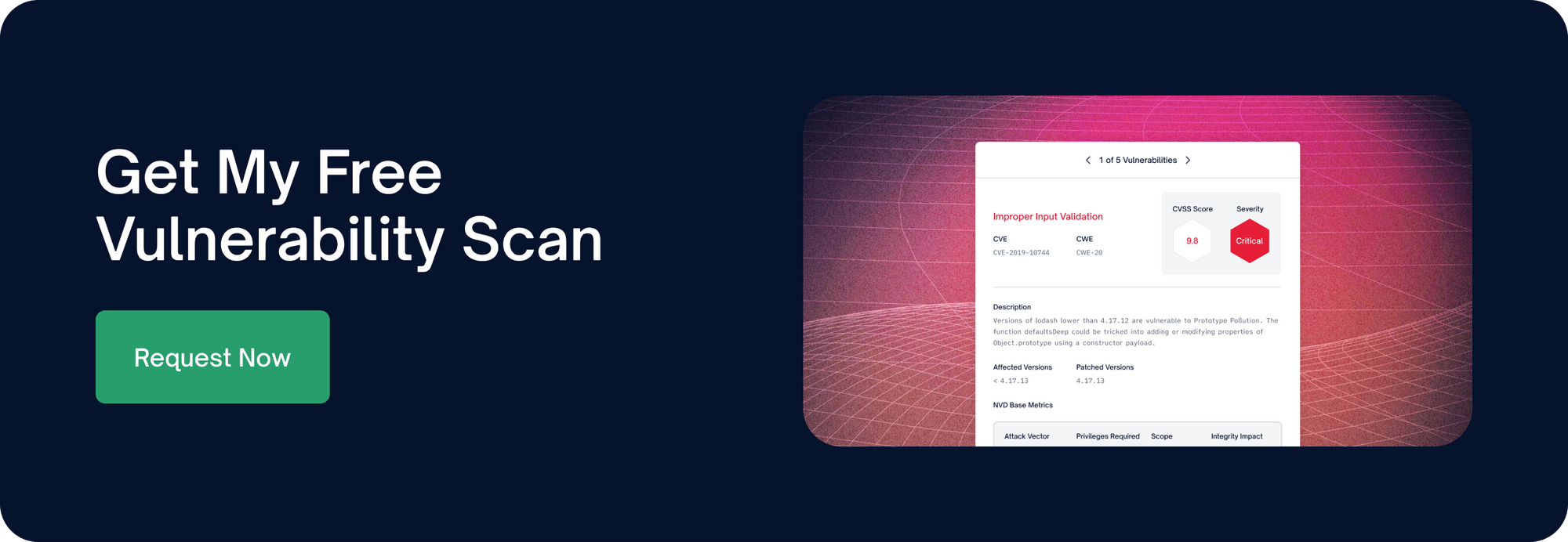 Fossa Vulnerability Scan Banner
