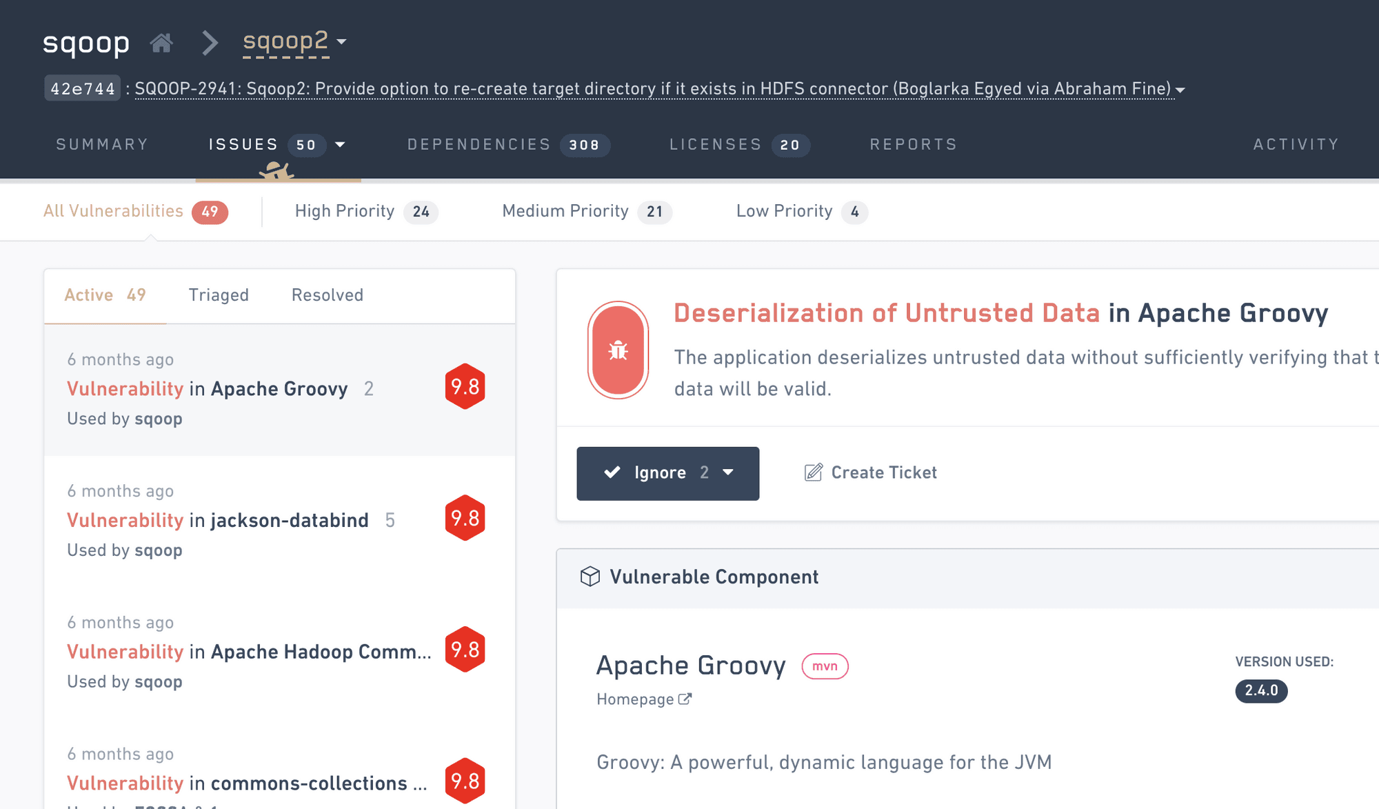 Breakdown of the best open source license choices against % makeup of valuations