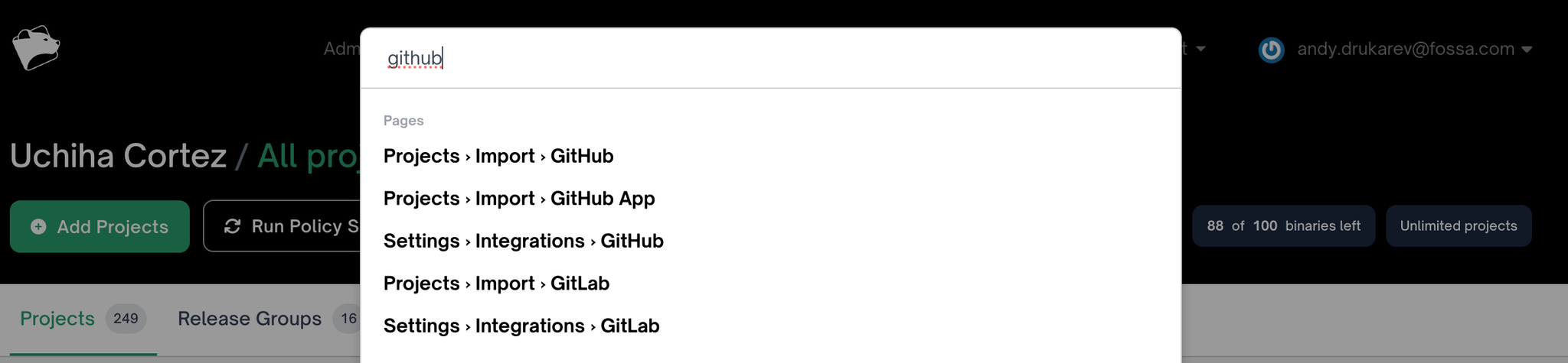 Image of FOSSA's new Velocity Panel