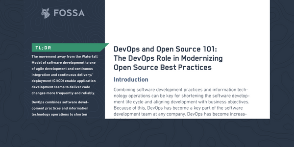 DevOps and Open Source + CI/CD = Mitigating Risk Without Sacrificing Speed