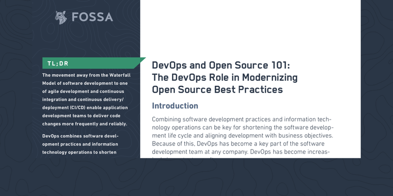 DevOps and Open Source + CI/CD = Mitigating Risk Without Sacrificing Speed