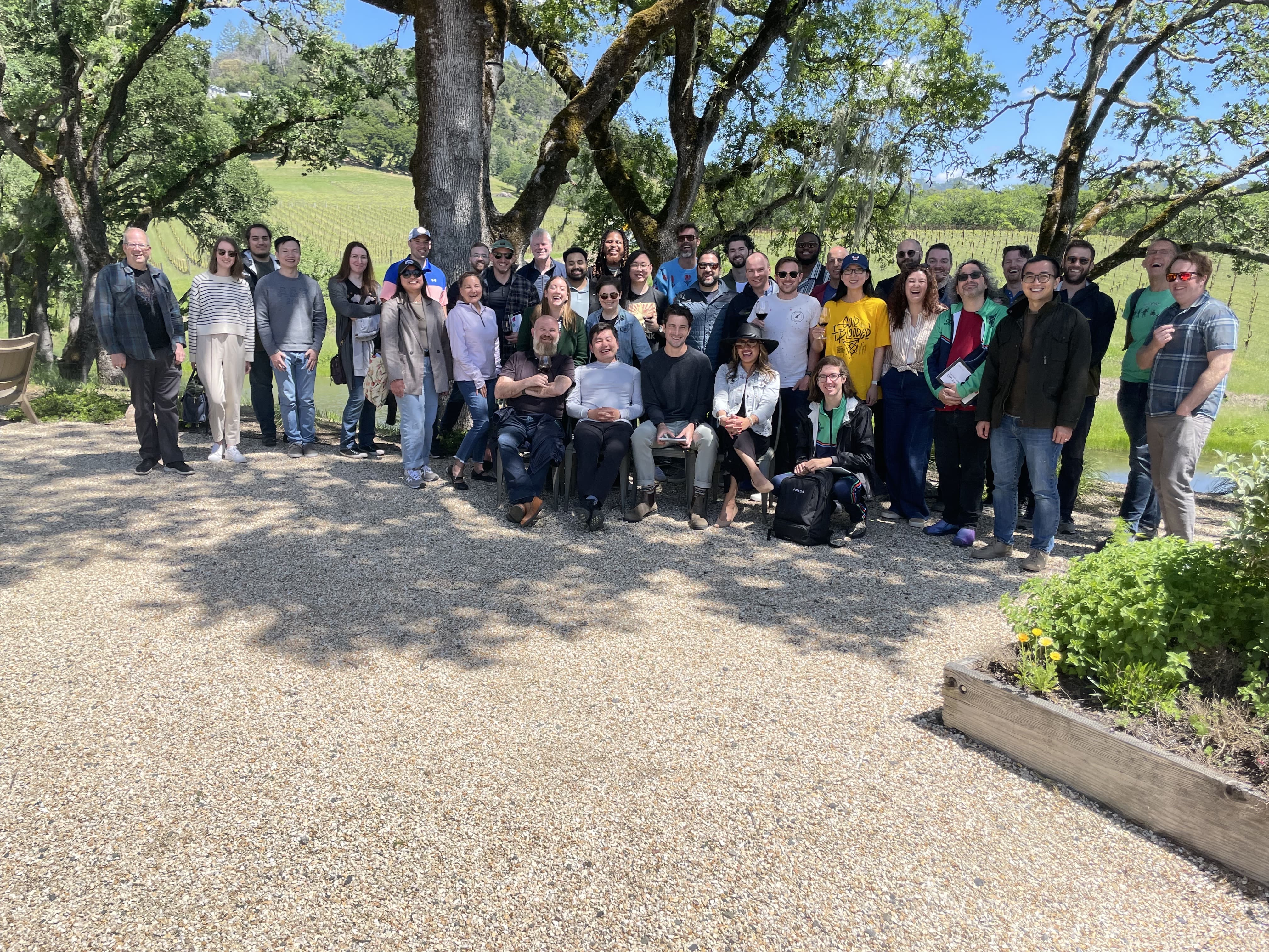 FOSSA team photo outdoors